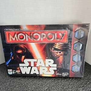 Hasbro Star Wars Monopoly The Force Awakens 2015 New Sealed